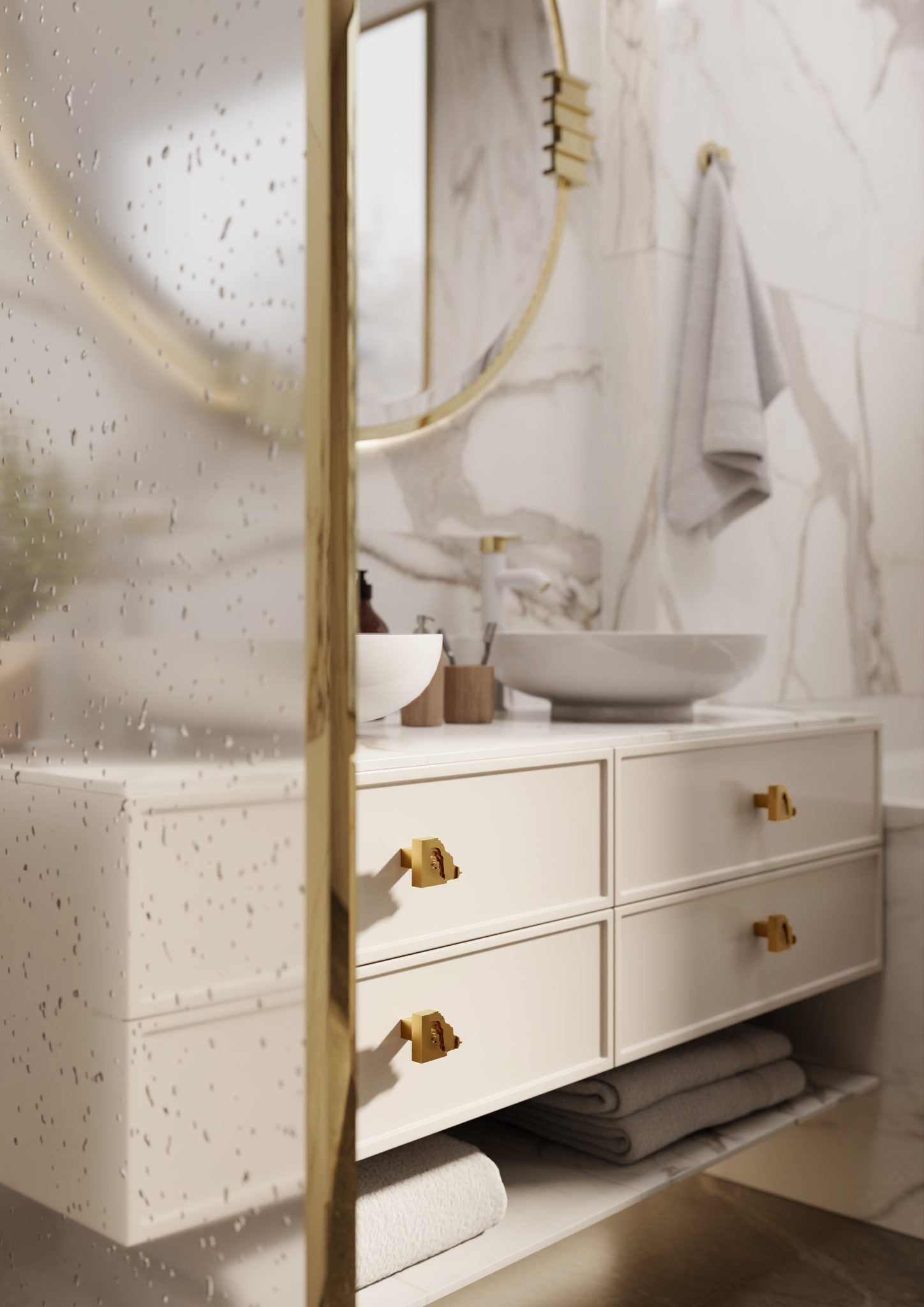TRANSFORM YOUR BATHROOM: AN ARTISTIC REVOLUTION WITH HARDWARE DESIGN
