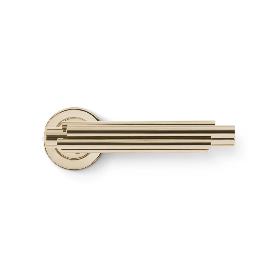 LUXURY GOLD BRUBECK TW5016 DOOR LEVER PULLCAST JEWELRY HARDWARE