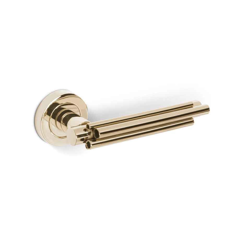 LUXURY GOLD BRUBECK TW5016 DOOR LEVER PULLCAST JEWELRY HARDWARE