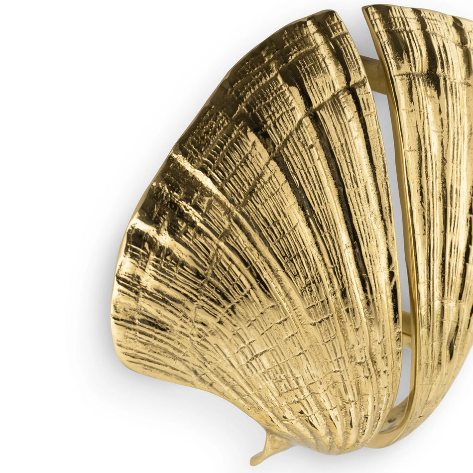 LUXURY GOLD SEASHELL OC2041 DOOR PULL PULLCAST JEWELRY HARDWARE