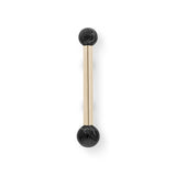 QUANTUM TW5020 CABINET HANDLE NERO MARQUINA PULLCAST JEWELRY HARDWARE