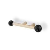 QUANTUM TW5020 CABINET HANDLE NERO MARQUINA PULLCAST JEWELRY HARDWARE