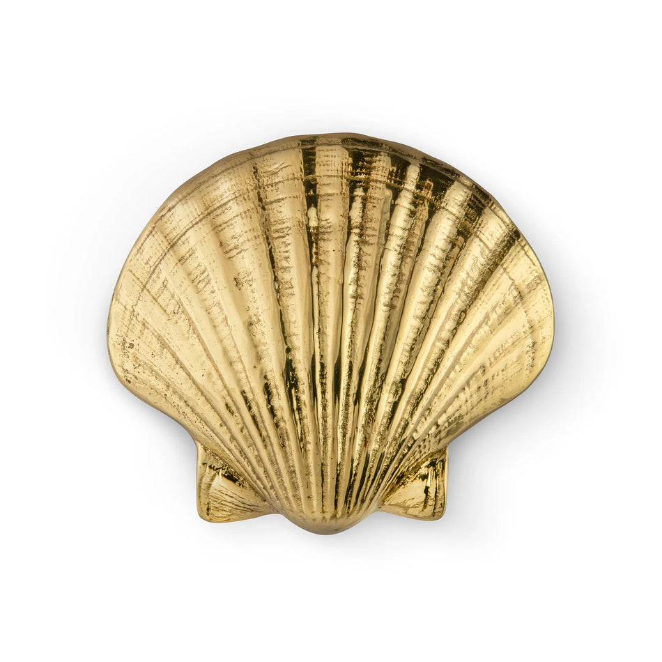 LUXURY GOLD SEASHELL OC2040 DRAWER HANDLE PULLCAST JEWELRY HARDWARE