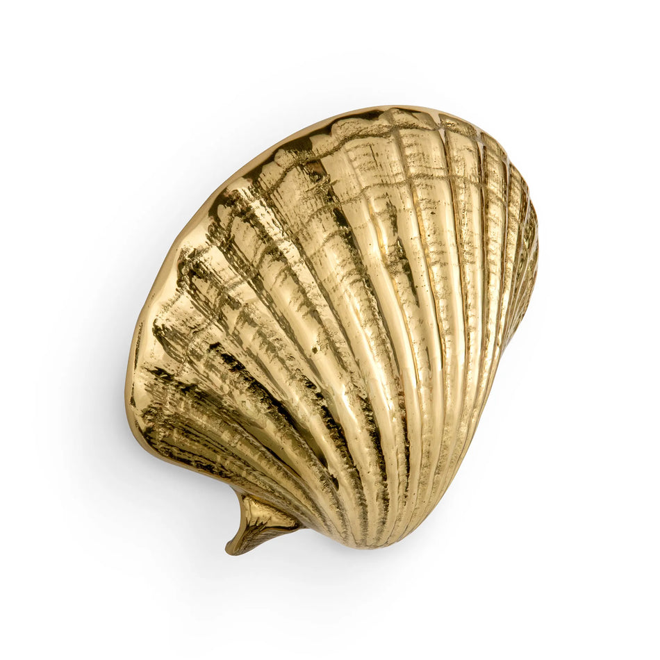 LUXURY GOLD SEASHELL OC2040 DRAWER HANDLE PULLCAST JEWELRY HARDWARE