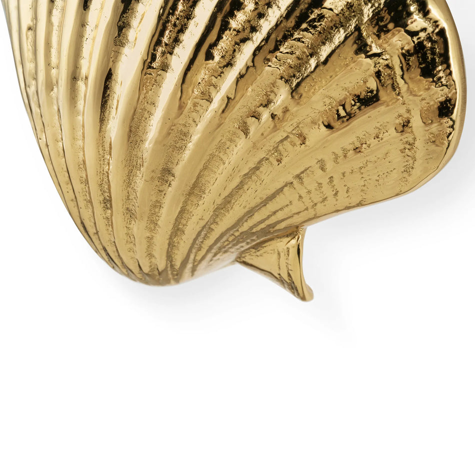 LUXURY GOLD SEASHELL OC2040 DRAWER HANDLE PULLCAST JEWELRY HARDWARE