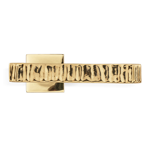 LUXURY GOLD DOOR LEVER BARUKA CM3043 BY PULLCAST JEWELRY HARDWARE