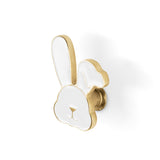 LUXURY GOLD DRAWER HANDLE BUNNY KD7008 BY PULLCAST JEWELRY HARDWARE