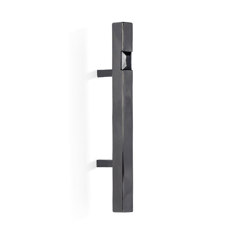 LUXURY SILVER CABINET HANDLE ONYX LE4014 BY PULLCAST JEWELRY HARDWARE
