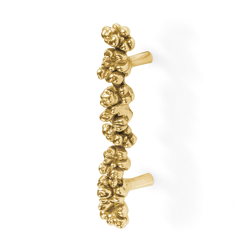 LUXURY GOLD CABINET PULL BELIZE OC2037 BY PULLCAST JEWELRY HARDWARE