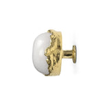 LUXURY GOLD CABINET KNOB TIFFANY QUARTZ LE4003 BY PULLCAST JEWELRY HARDWARE