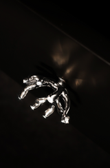 LUXURY SILVER CODIUM LE4013 CABINET HANDLE BY PULLCAST JEWELRY HARDWARE