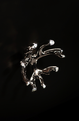 LUXURY SILVER CABINET HANDLE CODIUM LE4013 BY PULLCAST JEWELRY HARDWARE