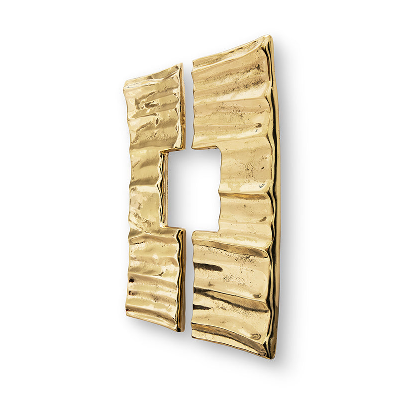 LUXURY GOLD DOOR PULL BARUKA CM3037 BY PULLCAST JEWELRY HARDWARE