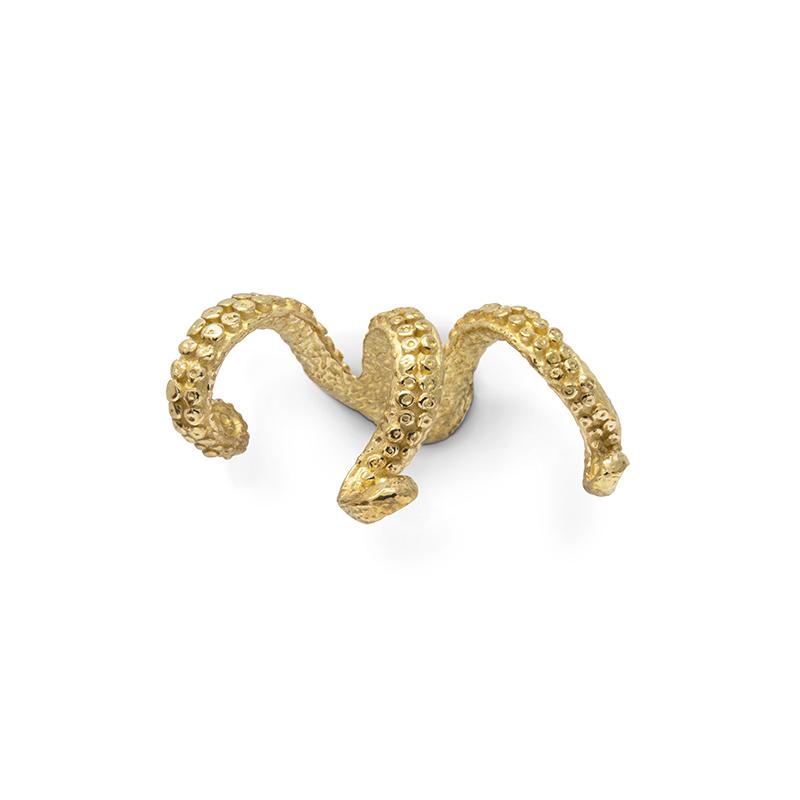 LUXURY GOLD CABINET HANDLE OCTO OC2010 BY PULLCAST JEWELRY HARDWARE