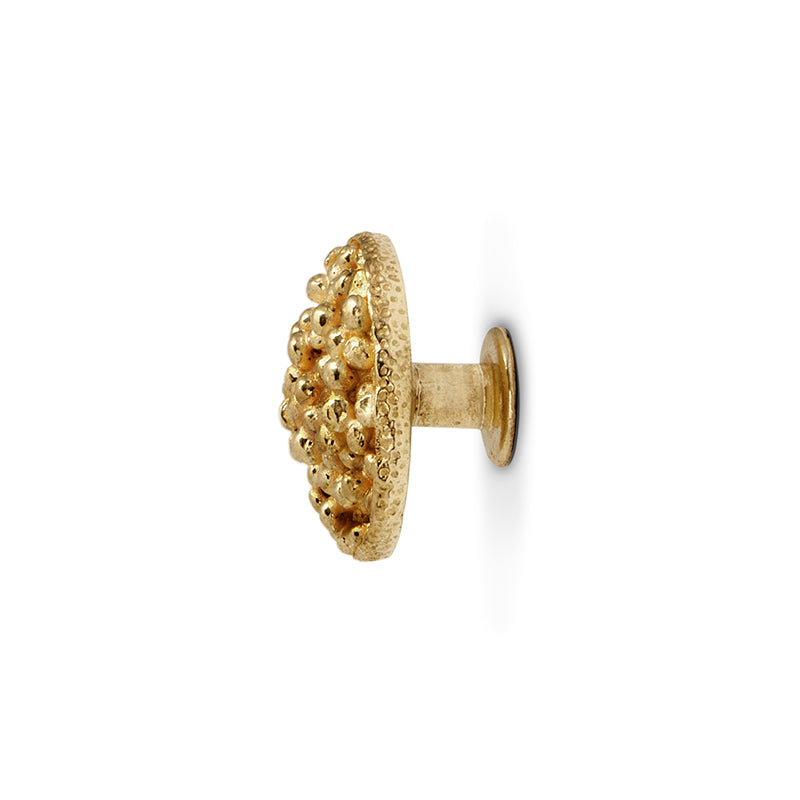 LUXURY GOLD CABINET KNOB CAVIAR OC2007 BY PULLCAST JEWELRY HARDWARE