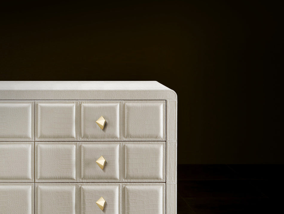 THREE LUXURY GOLD DRAWER KNOB KARAT CM3007 BY PULLCAST JEWELRY HARDWARE