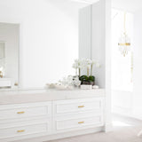 LUXURY GOLD DRAWER PULL KESYA EA1003 BY PULLCAST JEWELRY HARDWARE