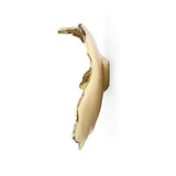 LUXURY GOLD DOOR HANDLE LEAF EA1053 BY PULLCAST JEWELRY HARDWARE