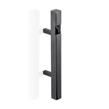 LUXURY SILVER CABINET HANDLE ONYX LE4014 BY PULLCAST JEWELRY HARDWARE