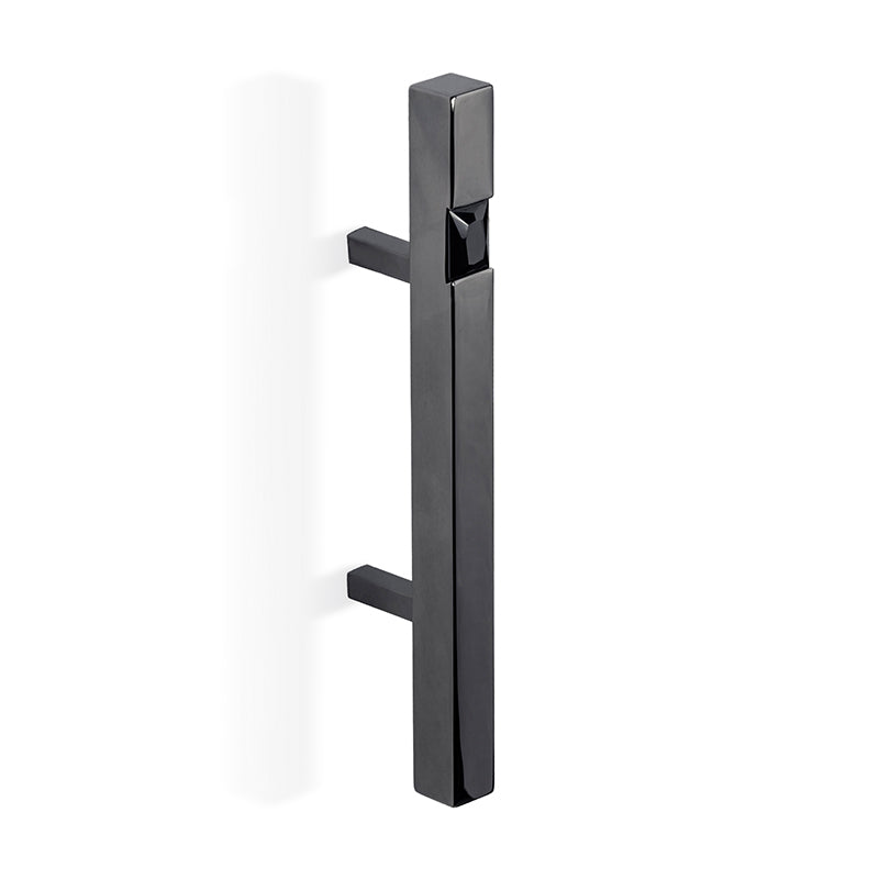 LUXURY SILVER CABINET HANDLE ONYX LE4014 BY PULLCAST JEWELRY HARDWARE