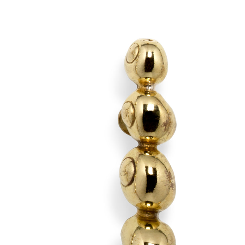 LUXURY GOLD DRAWER PULL NATICA OC2003 BY PULLCAST JEWELRY HARDWARE