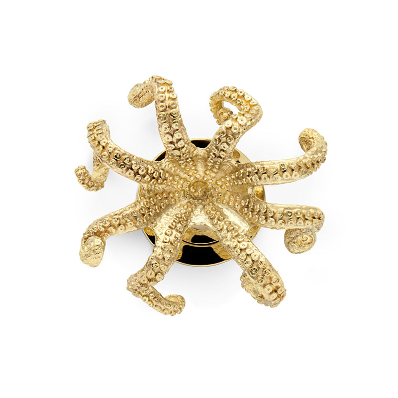 LUXURY GOLD DOOR KNOB OCTO OC2031 BY PULLCAST JEWELRY HARDWARE