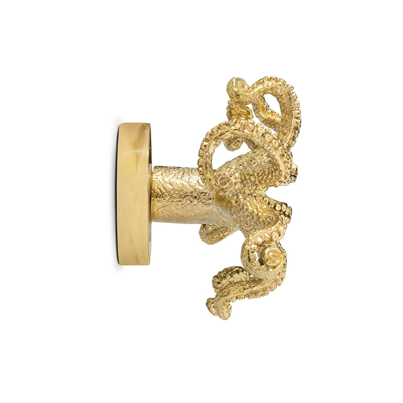 LUXURY GOLD DOOR KNOB OCTO OC2031 BY PULLCAST JEWELRY HARDWARE