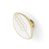 LUXURY GOLD RUGBY KD7003 DRAWER HANDLE BY PULLCAST JEWELRY HARDWARE
