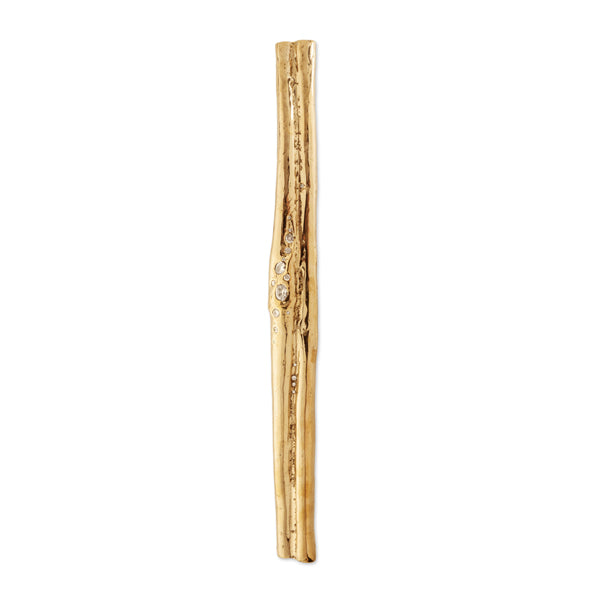 LUXURY GOLD DOOR PULL SHIN LE4018 BY PULLCAST JEWELRY HARDWARE