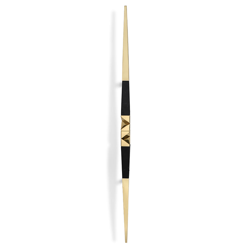 LUXURY GOLD DOOR HANDLE SPEAR CM3023 BY PULLCAST JEWELRY HARDWARE