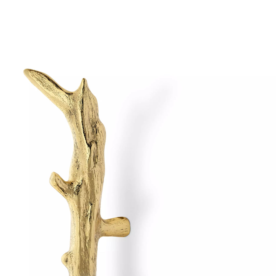 LUXURY GOLD DOOR PULL TWIG EA1094 BY PULLCAST JEWELRY HARDWARE