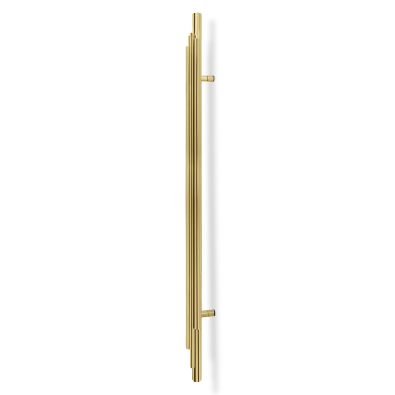 LUXURY GOLD DOOR HANDLE BRUBECK TW5001 BY PULLCAST JEWELRY HARDWARE