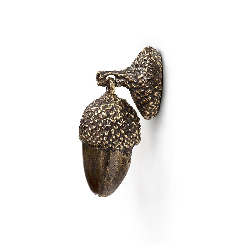 LUXURY GOLD DRAWER KNOB ACORN EA1041 BY PULLCAST JEWELRY HARDWARE