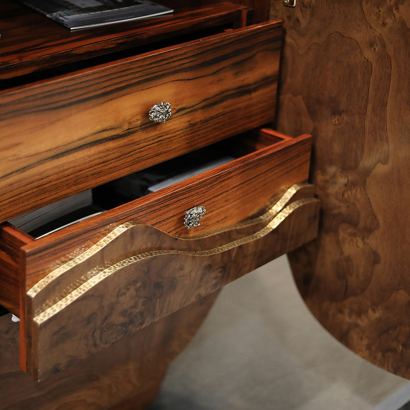 TWO LUXURY DRAWER HANDLE CATHA EA1016  BY PULLCAST JEWELRY HARDWARE