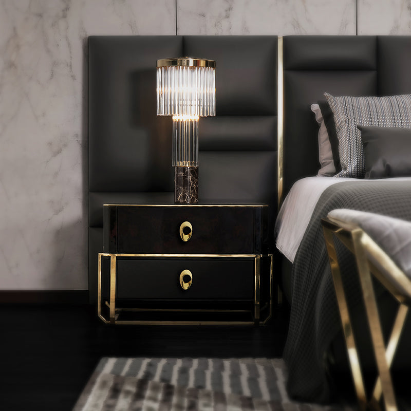 TWO LUXURY GOLD DRAWER HANDLE INFINITY CM3015 BY PULLCAST JEWELRY HARDWARE