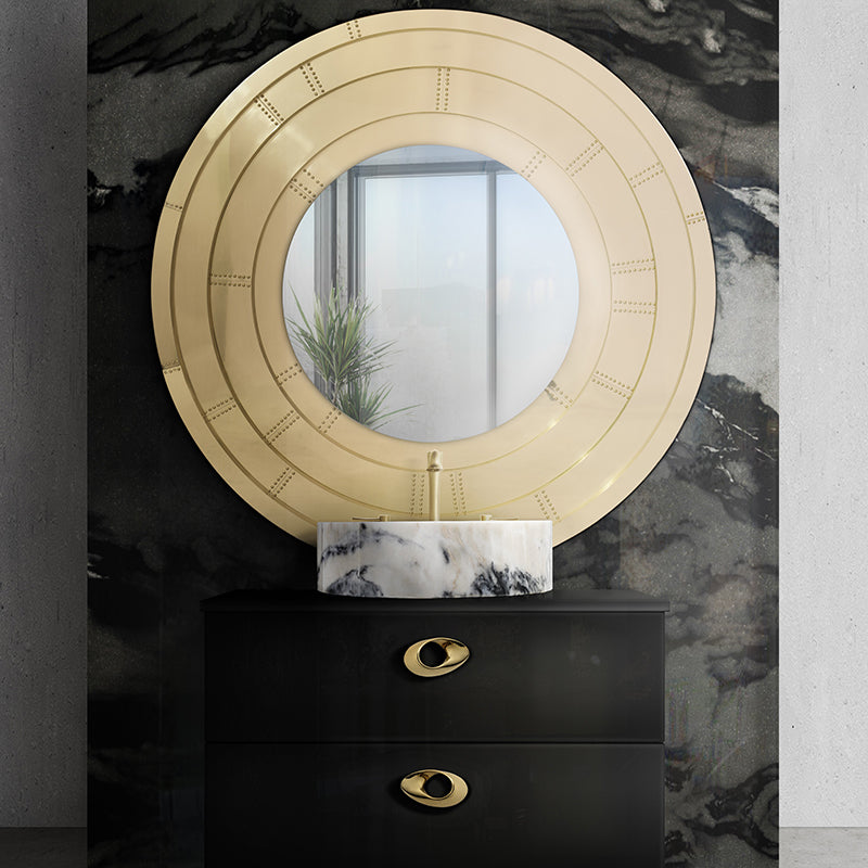 TWO LUXURY GOLD DRAWER HANDLE INFINITY CM3016 BY PULLCAST JEWELRY HARDWARE
