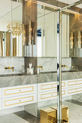 LUXURY GOLD DRAWER HANDLE KARAT CM3006 BY PULLCAST JEWELRY HARDWARE