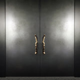 TWO LUXURY DOOR PULL NOUVEAU EA1051 BY PULLCAST JEWELRY HARDWARE