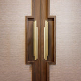 TWO LUXURY GOLD DOOR PULL SKYLINE CM3013 BY PULLCAST JEWELRY HARDWARE