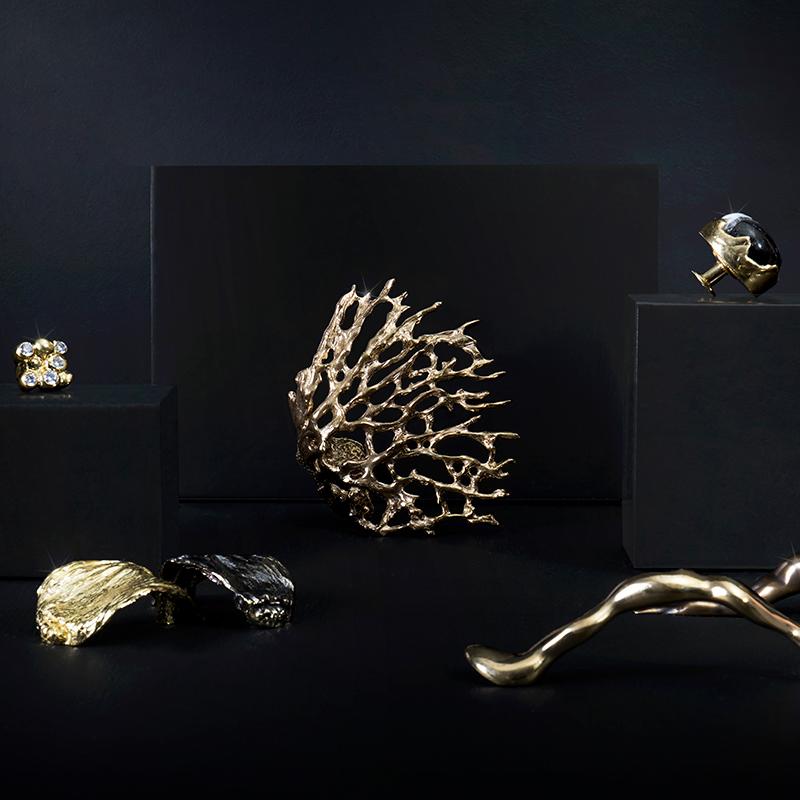 LUXURY GOLD CABINET HANDLE TOILE OC2020 BY PULLCAST JEWELRY HARDWARE