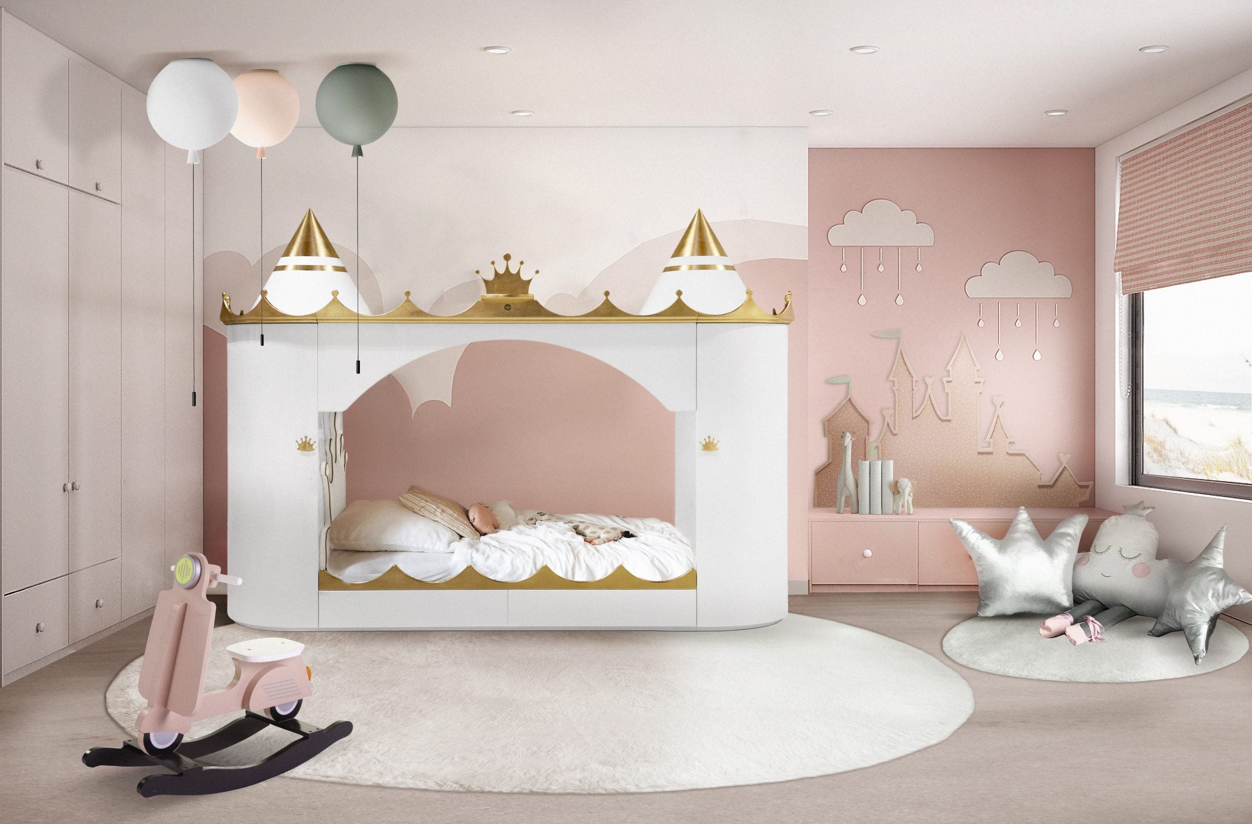 HOW TO DECORATE THE BEDROOM OF A TRUE PRINCESS