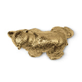 LUXURY GOLD DRAWER HANDLE BEAR KD7030 BY PULLCAST JEWELRY HARDWARE