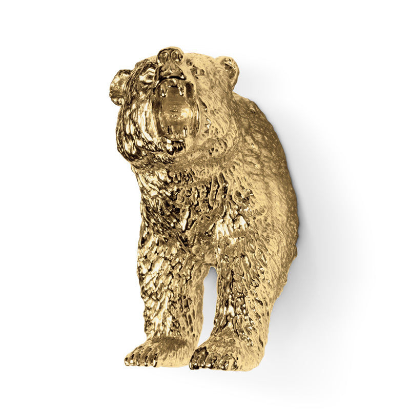LUXURY GOLD DRAWER HANDLE BIG BEAR BY PULLCAST JEWELRY HARDWARE