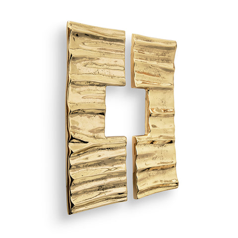 LUXURY GOLD DOOR PULL BARUKA CM3037 BY PULLCAST JEWELRY HARDWARE