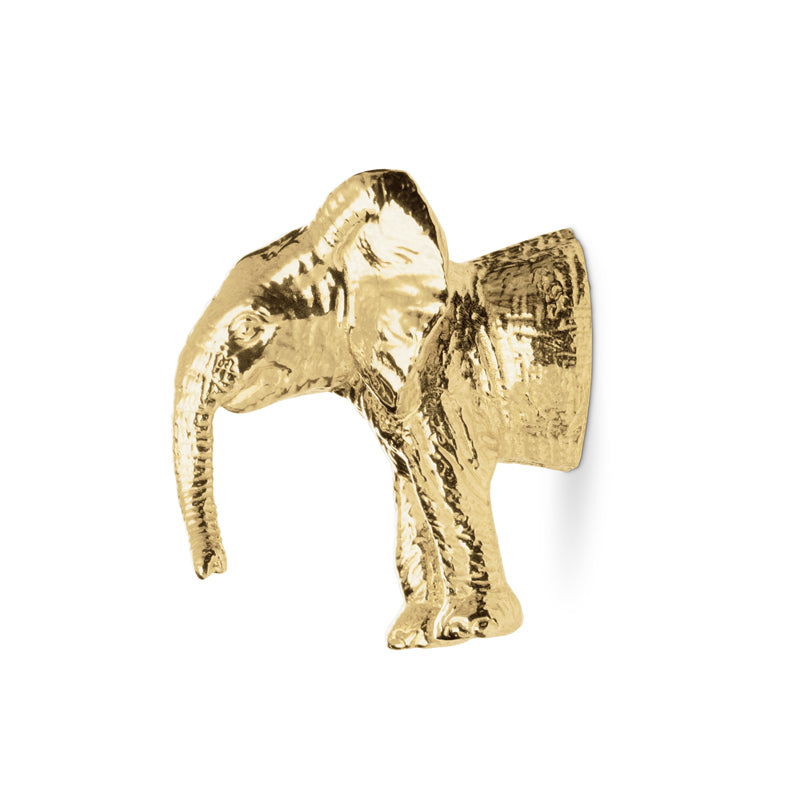 LUXURY GOLD DRAWER HANDLE ELEPHANT BY PULLCAST JEWELRY HARDWARE