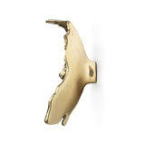 LUXURY GOLD DOOR HANDLE LEAF EA1052 BY PULLCAST JEWELRY HARDWARE