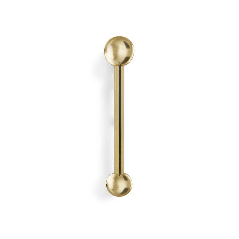 LUXURY GOLD CABINET HANDLE QUANTUM TW5006 BY PULLCAST JEWELRY HARDWARE
