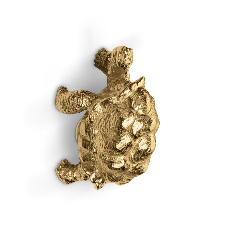 LUXURY GOLD DRAWER HANDLE TURTLE KD7022 BY PULLCAST JEWELRY HARDWARE