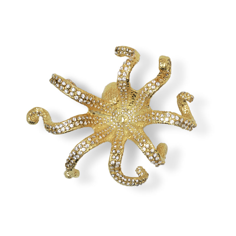LUXURY GOLD CABINET HANDLE OCTO LE4009 BY PULLCAST JEWELRY HARDWARE
