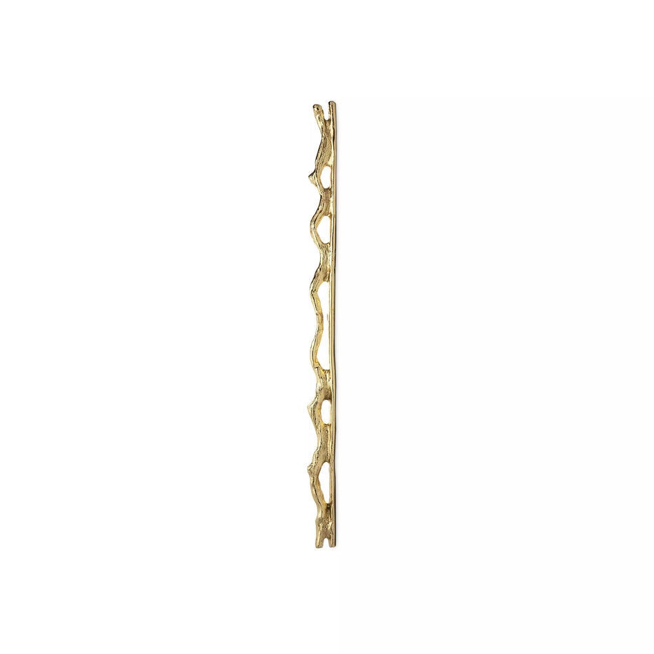 LUXURY GOLD DRAWER HANDLE WILLOW EA1093 BY PULLCAST JEWELRY HARDWARE